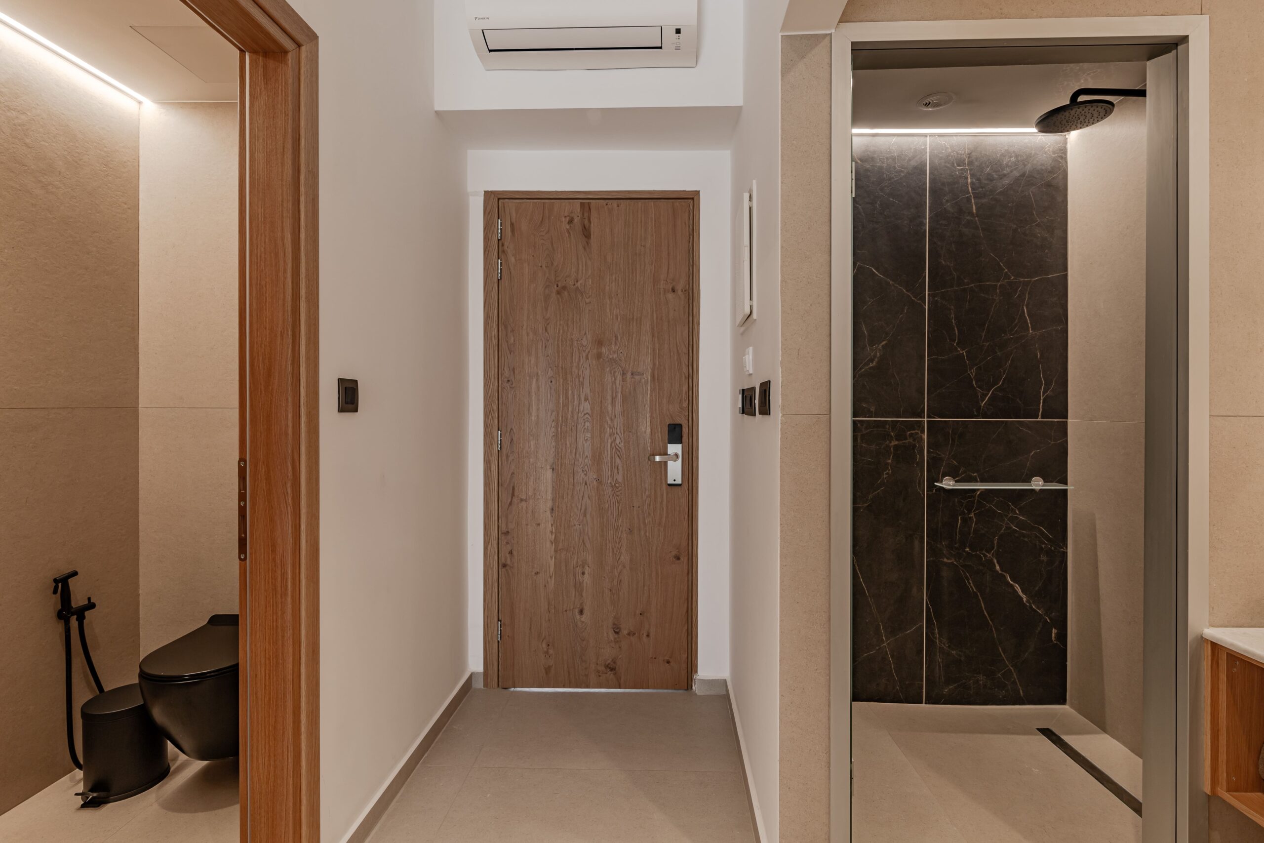 Elegant suite interior with minimalist decor and relaxing atmosphere