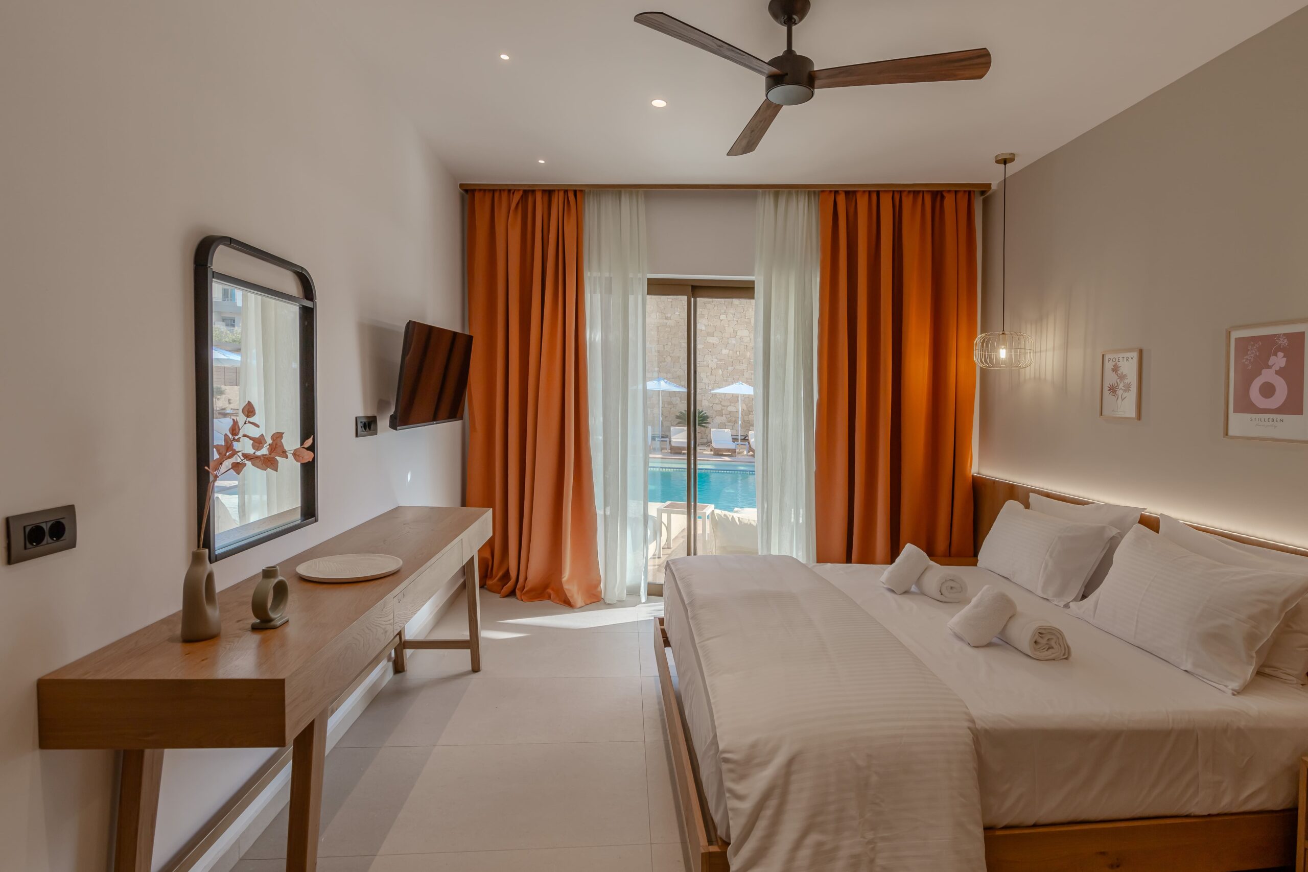 Comfortable suites near Falasarna Beach offering easy access to the sandy shores