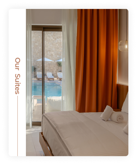 Modern and comfortable suites designed to provide a peaceful and luxurious stay