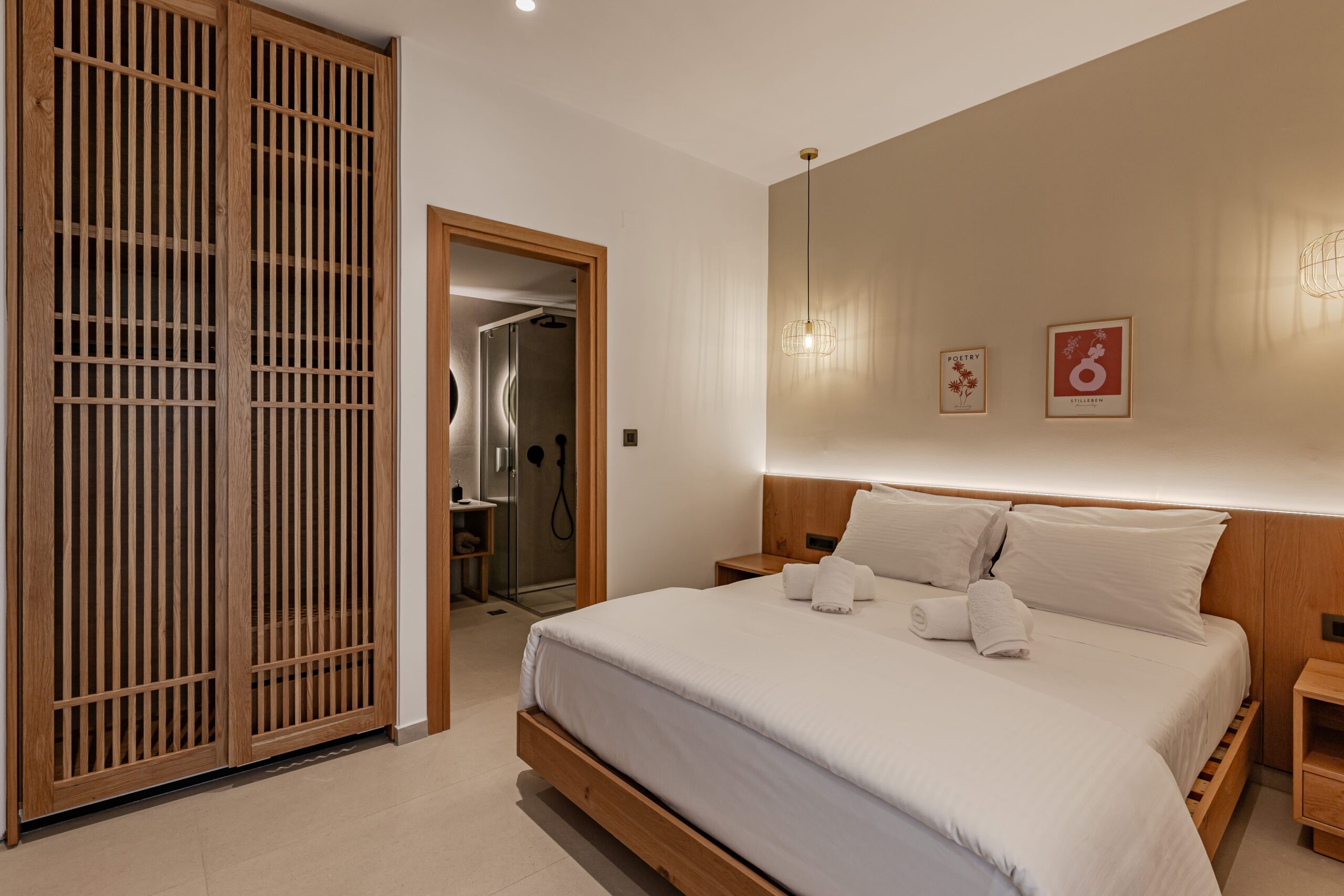 Spacious junior suite with elegant design and comfortable amenities